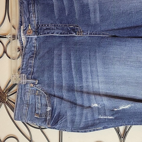 Torrid Girlfriend Distressed Jeans Size 24 - Picture 4 of 12